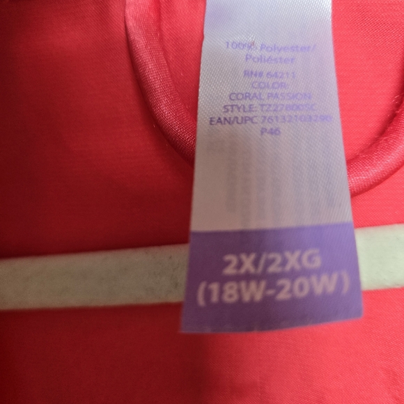 🔥3/$15🔥 Secret Treasure Pink Coral Satin‎ Robe *NO BELT* - Picture 6 of 6